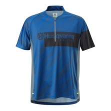 CAMISETA BICICLETA HUSQVARNA DISCOVER 1/2 AZUL