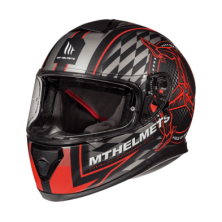 CASCO MT FF102SV THUNDER 3 SV ISLE OF MAN B5 ROJO MATE